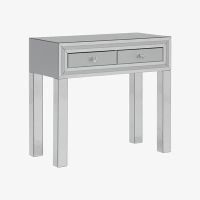 Barker and Stonehouse Quartz 2 Drawer Dressing Table, Grey | Barker & Stonehouse