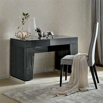Barker and Stonehouse Borgia Dressing Table, Grey High Gloss