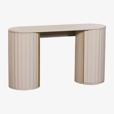 Barker and Stonehouse Lucia Dressing Table, White Mahogany Wood | Barker & Stonehouse
