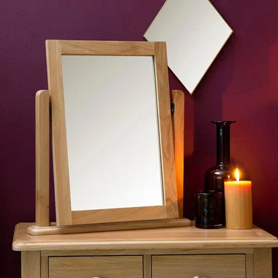 Chiltern Oak Furniture Gloucester Oak Dressing Table Mirror
