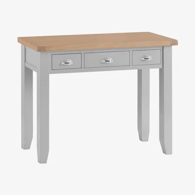 Chiltern Oak Furniture Suffolk Grey Painted Oak Dressing Table