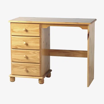 Dunelm Sol Wooden Dressing Table Natural