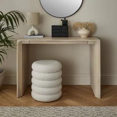 Dunelm Romy Dressing Table, Mango Wood