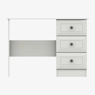 Dunelm Portia 3 Drawer Dressing Table White