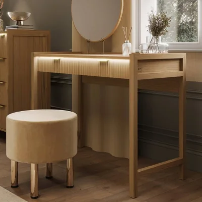 Dunelm X Rocker Dakota Dressing Table with App Controlled LED Lights