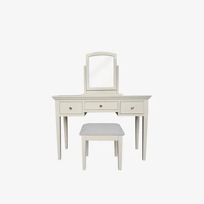 Dunelm Charlotte Dressing Table Set White