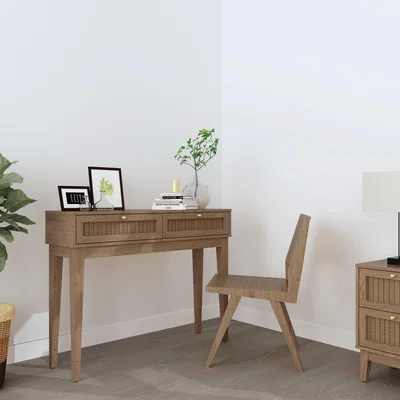 Dunelm Alexander Dressing Table Wood (Brown)