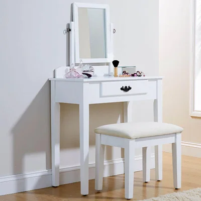 Dunelm Shaker Dressing Table Set White