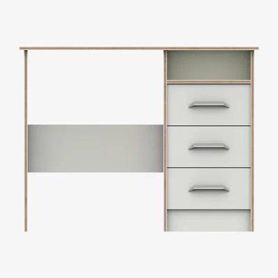Dunelm Florine 3 Drawer Dressing Table White