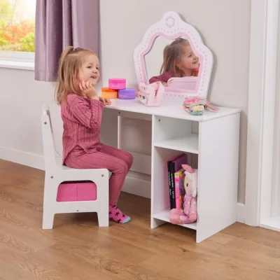 Dunelm Liberty House Toys Dressing Table with Storage Chair