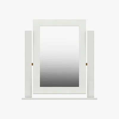 Dunelm Portia Dressing Table Mirror White