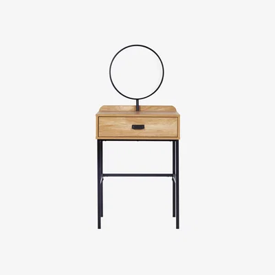 Dunelm Greenwich Compact Dressing Table Brown