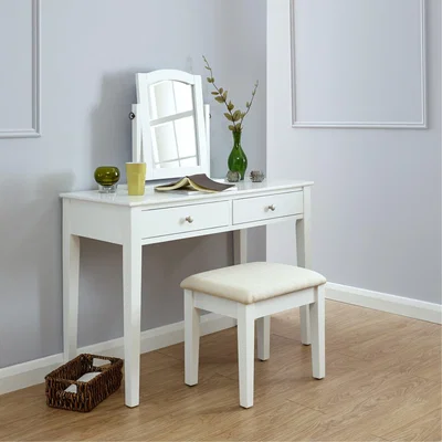 Dunelm Hattie Dressing Table Set White