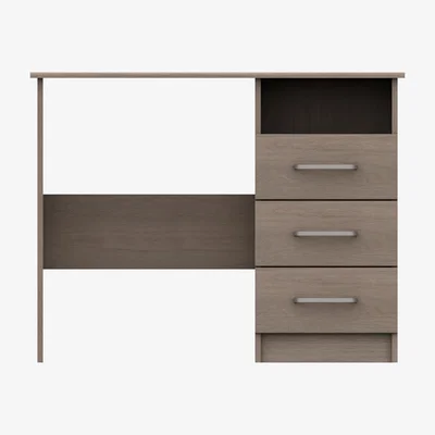 Dunelm Parker Beige Dressing Table Brown