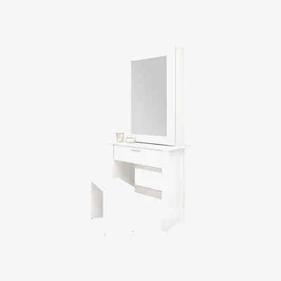 Dunelm Hobson Dressing Table Set White