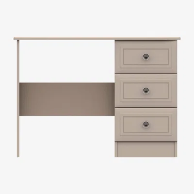 Dunelm Portia 3 Drawer Dressing Table Earth (Brown)