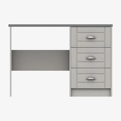 Dunelm Darwin 3 Drawer Dressing Table Grey