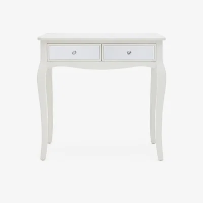 Dunelm Palais Mirrored Ivory Dressing Table Cream
