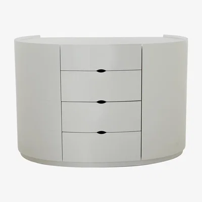Furniture Village Polar 4 Drawer Dresser - White