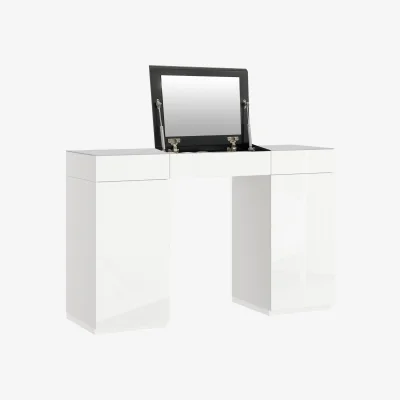 Furniture Village Andor Dressing Table with Mirror - White