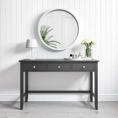 Furniture123 Harper Grey Solid Wood Dressing Table