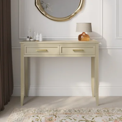 Furniture123 Light Wood Dressing Table with 2 Drawers - Delilah