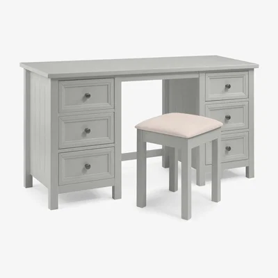 Furniture123 Julian Bowen Maine Dressing Table in Dove Grey