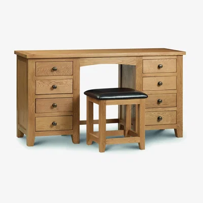 Furniture123 Julian Bowen Marlborough Twin Pedestal Dressing Table