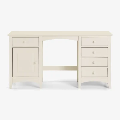 Happy Beds Cameo - Dressing Table - Stone White - Wooden - Happy Beds