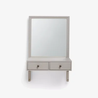 John Lewis John Lewis Gustav Dressing Table Mirror, Grey