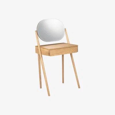 John Lewis John Lewis Bow Dressing Table & Mirror, Natural