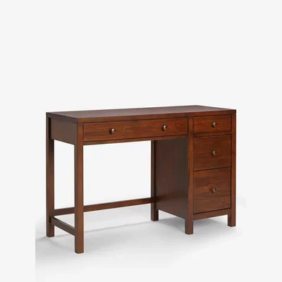 John Lewis John Lewis & Partners Medan Dressing Table, Dark Wood