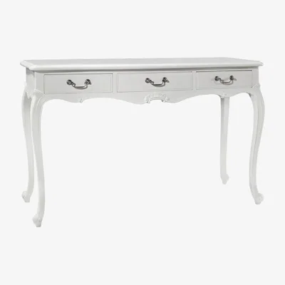 Knees Kairo Mahogany Dressing Table - White