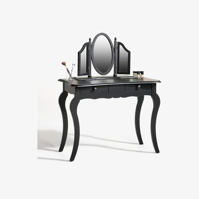 La Redoute Soupir Solid Pine Curved Dressing Table