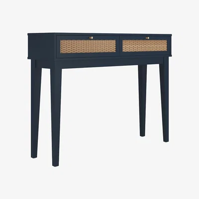 La Redoute Carmine Rattan 2 Drawer Dressing Table