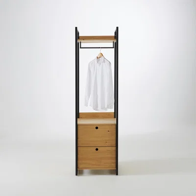 La Redoute Hiba Open Dressing Unit with Hanging Rail