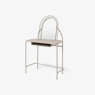 Made.com Oving Metal Dressing Table, Warm Ecru