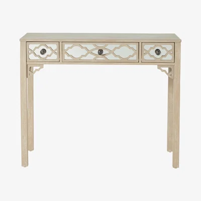 OKA OKA, Avezzano Dressing Table - Natural, Dressing Tables, Glass