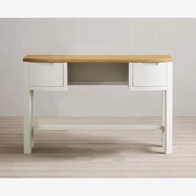 Oak&More Bradwell Oak and Chalk White Painted Dressing Table