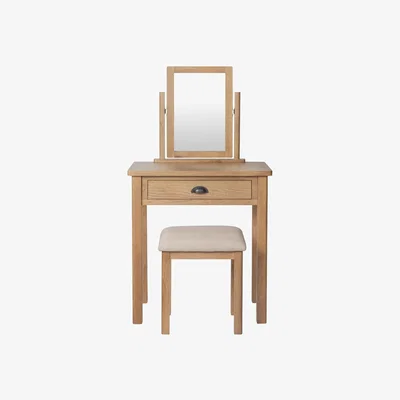 Oak&More Noah Rustic Oak Dressing Table