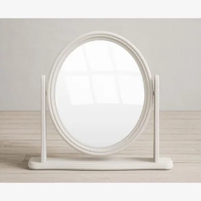 Oak&More Chateau Soft White Painted Dressing Table Mirror