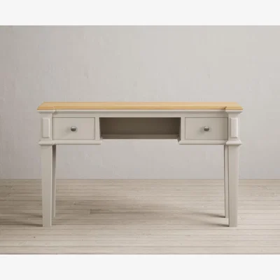 Oak&More Lawson Oak and Soft White Painted Dressing Table