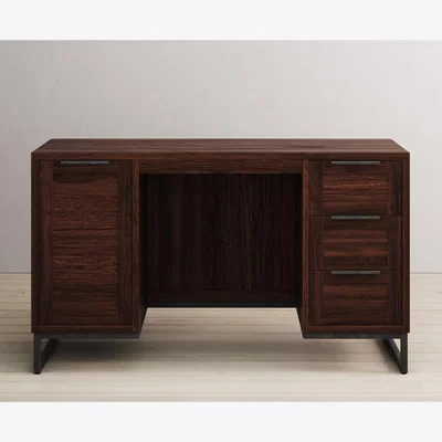 Oak&More Dakota Dark Acacia and Metal Dressing Table
