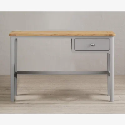 Oak&More Loxton Oak and Light Grey Painted Dressing Table
