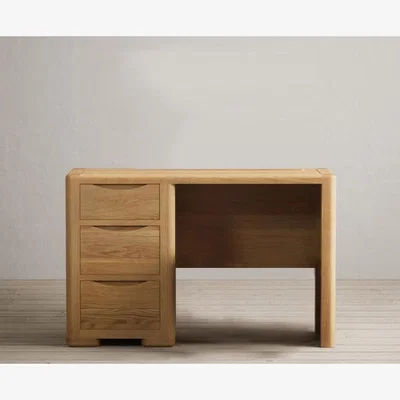 Oak&More Harper Solid Oak Dressing Table / Compact Desk