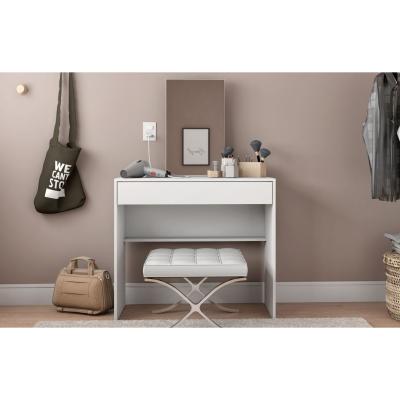 Out & Out Original Blake - White Dressing Table with Mirror
