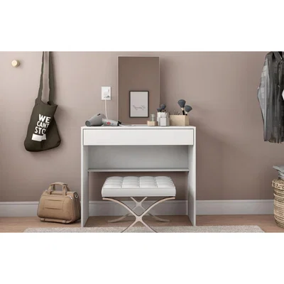 Out & Out Original Blake - White Dressing Table with Mirror