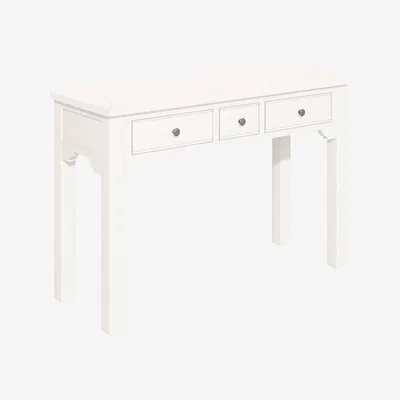 Downtown Rouen White Ladies Dressing Table