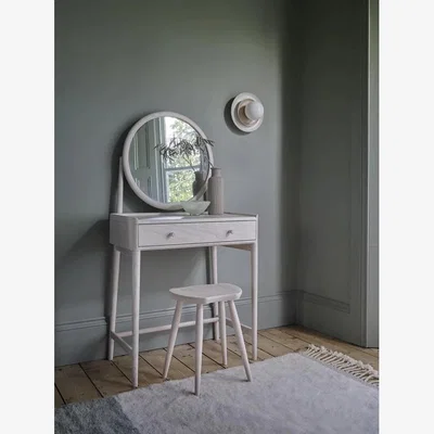 Downtown Ercol Saddle Dressing Table Stool - Not Upholstered