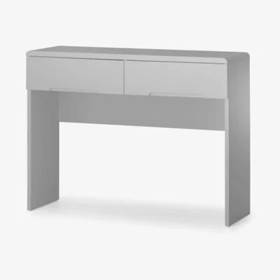 Downtown Julian Bowen Manhattan Dressing Table With 2 Drawers - Grey